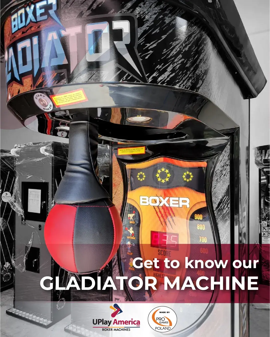 Get to know our Gladiator Machine